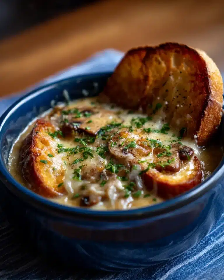 Creamy French Onion and Mushroom Soup Recipe