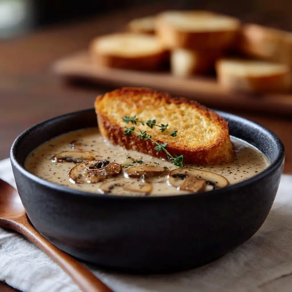 Creamy French Onion and Mushroom Soup Recipe - Recipe Image