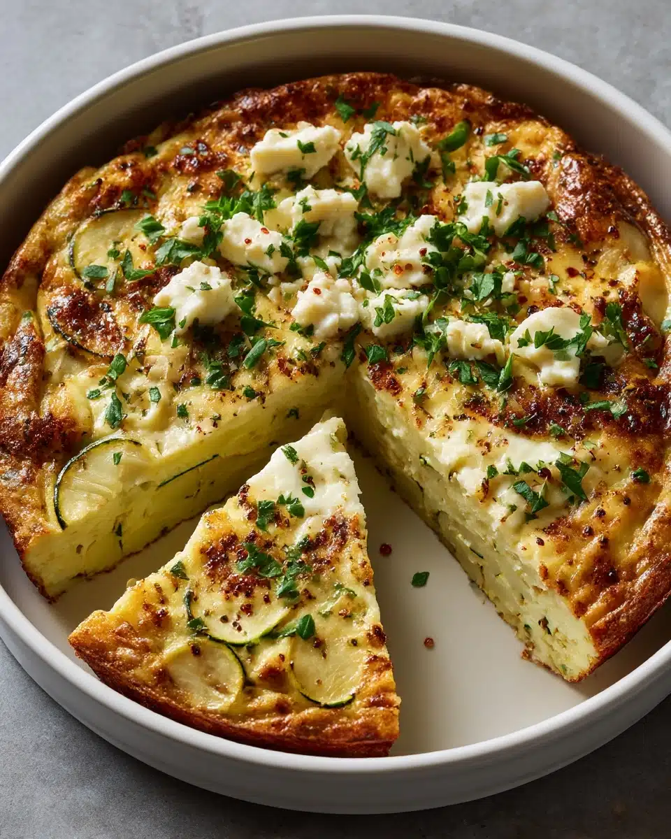 Vegetable Crustless Quiche Recipe