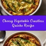 Vegetable Crustless Quiche Recipe