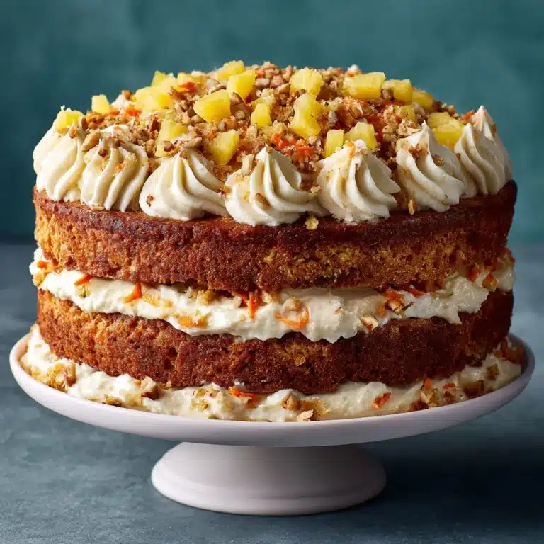Hawaiian Pineapple Carrot Cream Cake Recipe
