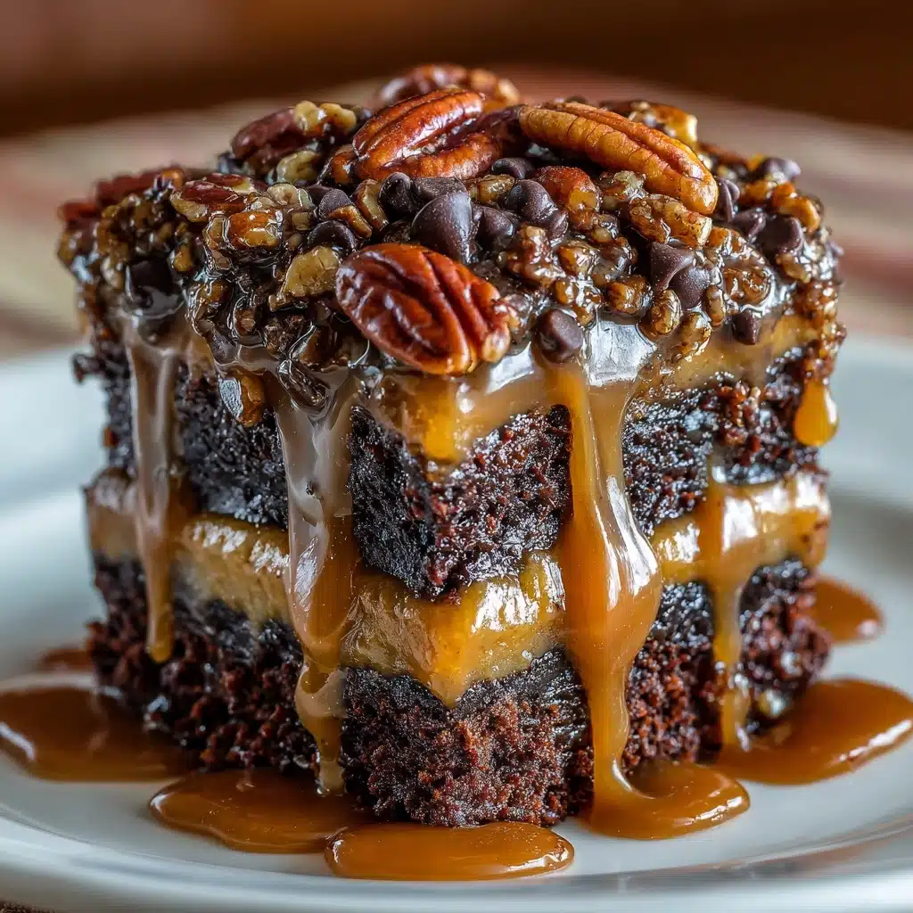 Chocolate Turtle Cake Recipe - Recipe Image