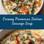 Creamy Parmesan Italian Sausage Soup Recipe