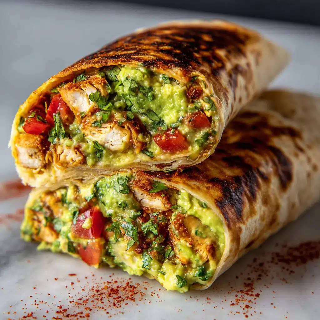 Easy Chicken Avocado Wrap Recipe