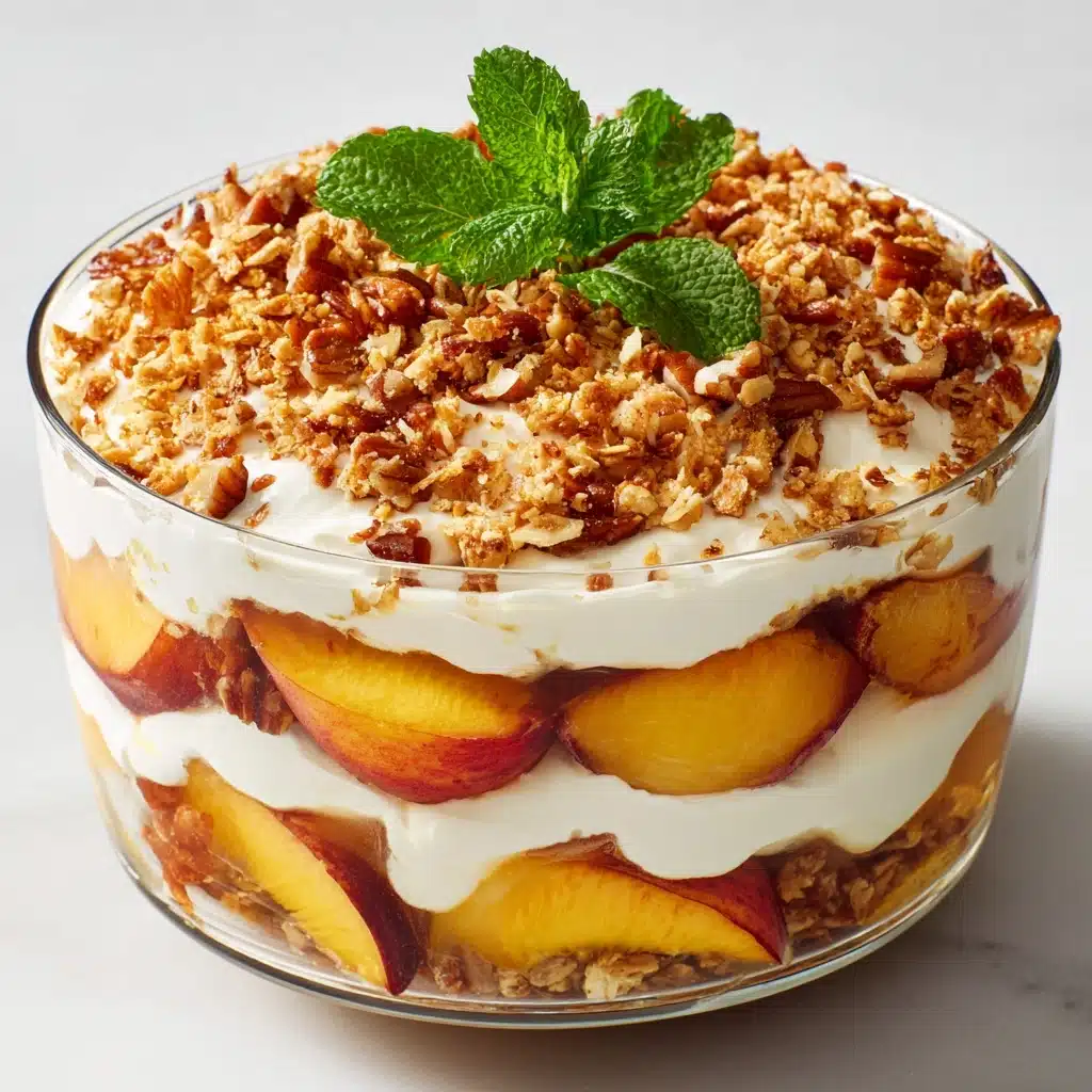 Peach Cobbler Cheesecake Fruit Salad Recipe - Recipe Image