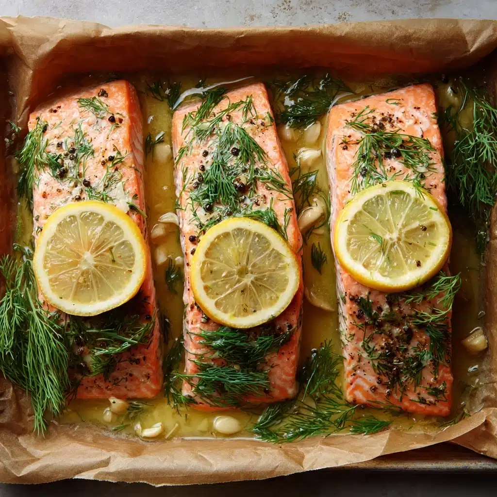Salmon with Lemon and Dill Recipe - Recipe Image