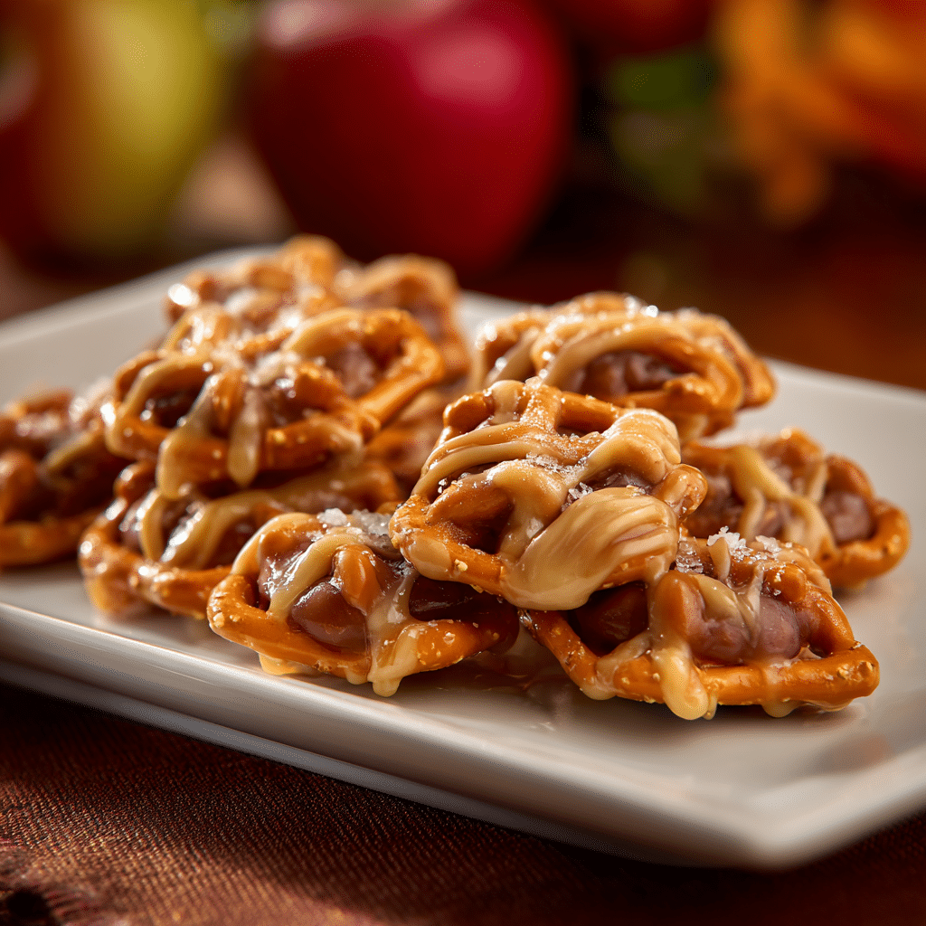 Caramel Apple Pretzel Bites Recipe - Recipe Image