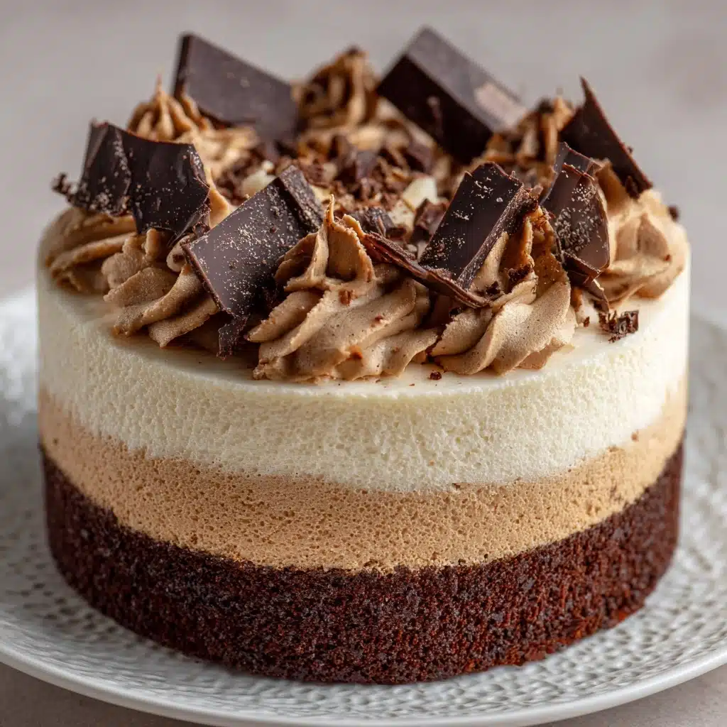 Triple Chocolate Mousse Cake Recipe - Recipe Image