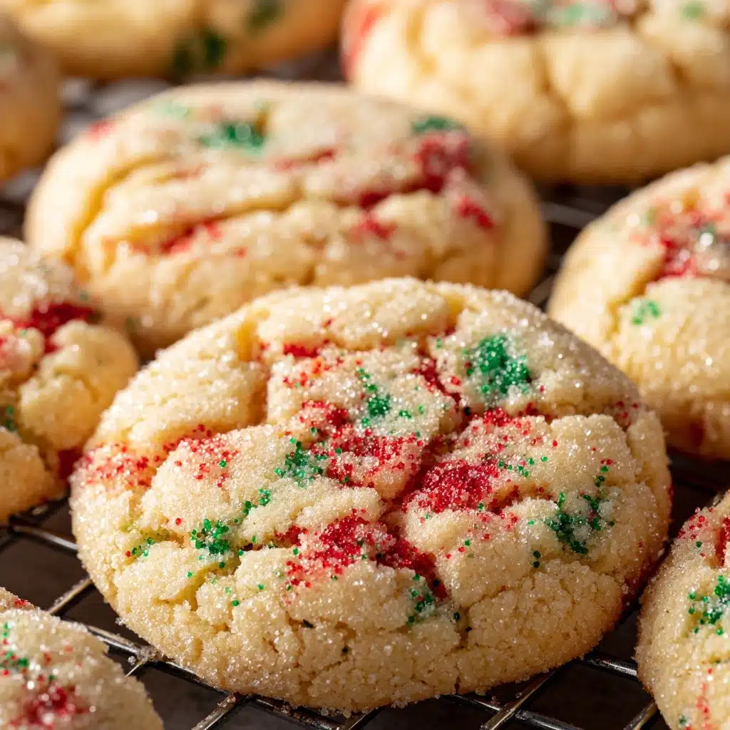 Christmas Gooey Butter Cookies Recipe - Recipe Image