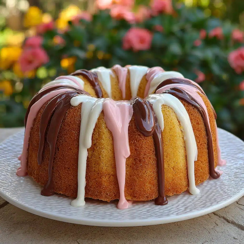Neapolitan Pound Cake Recipe - Recipe Image