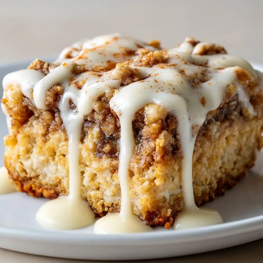 High-Protein Cinnamon Roll Baked Oatmeal Recipe - Recipe Image