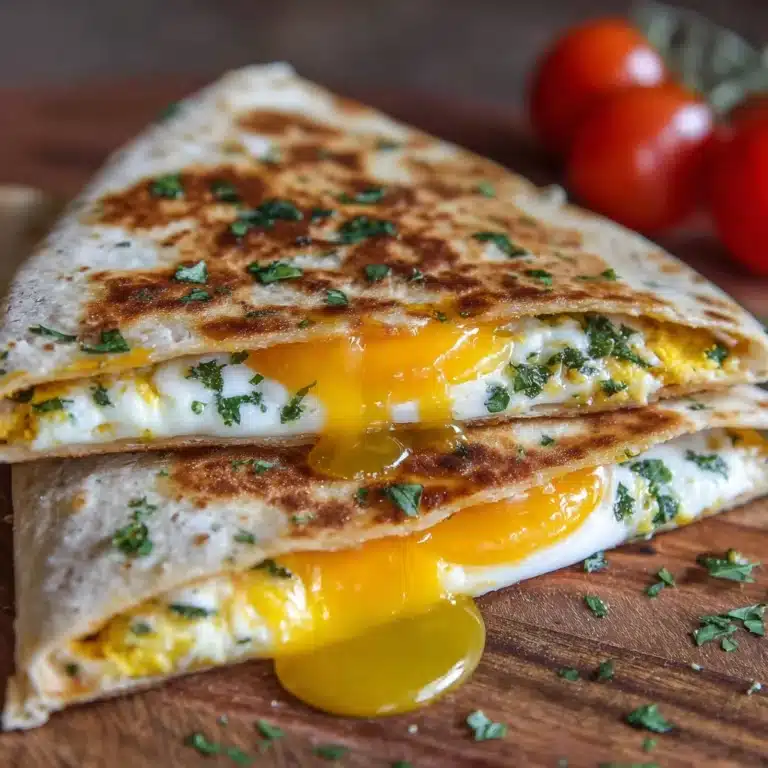 Fried Egg Quesadilla Power Breakfast Recipe