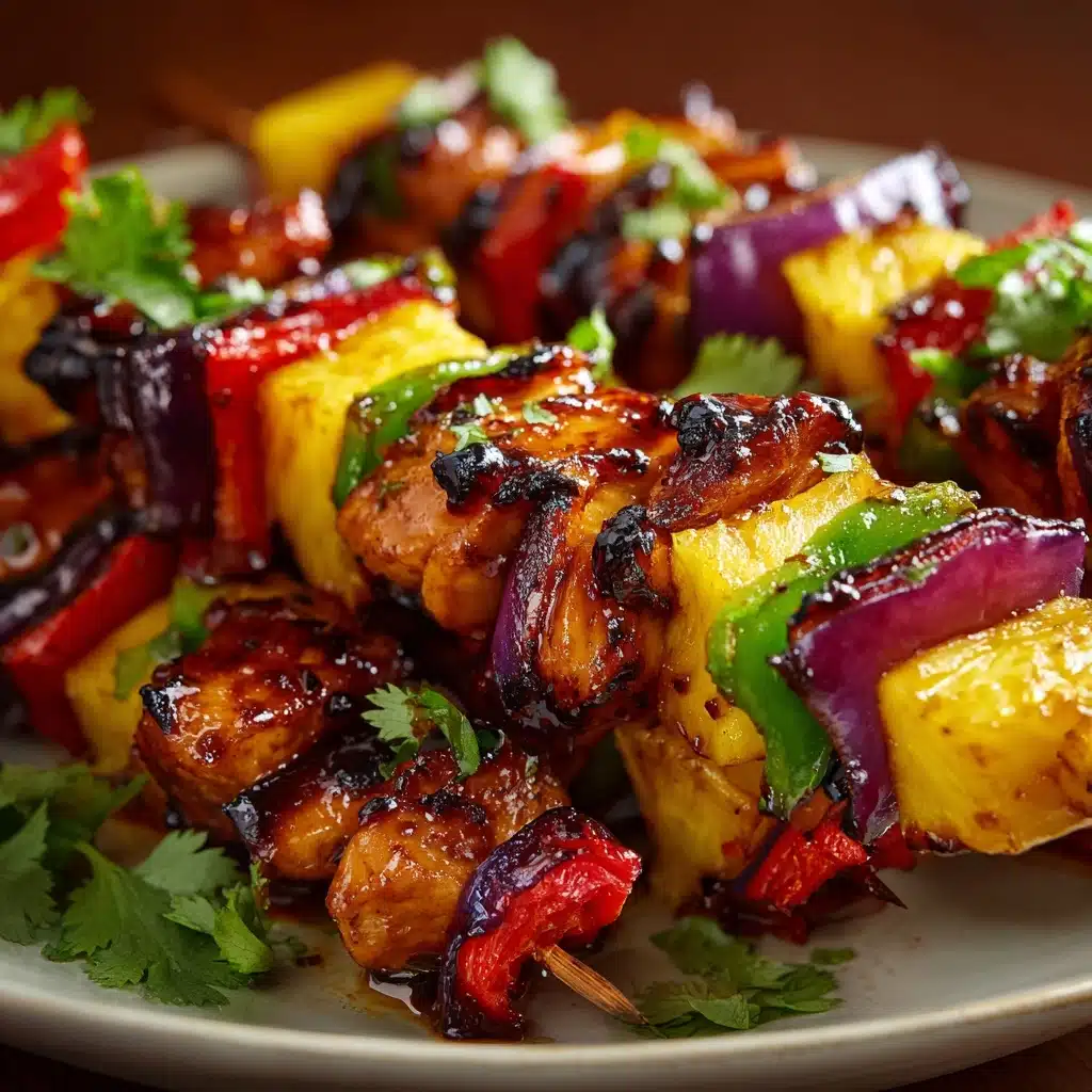 Hawaiian Chicken Kebabs Recipe - Recipe Image