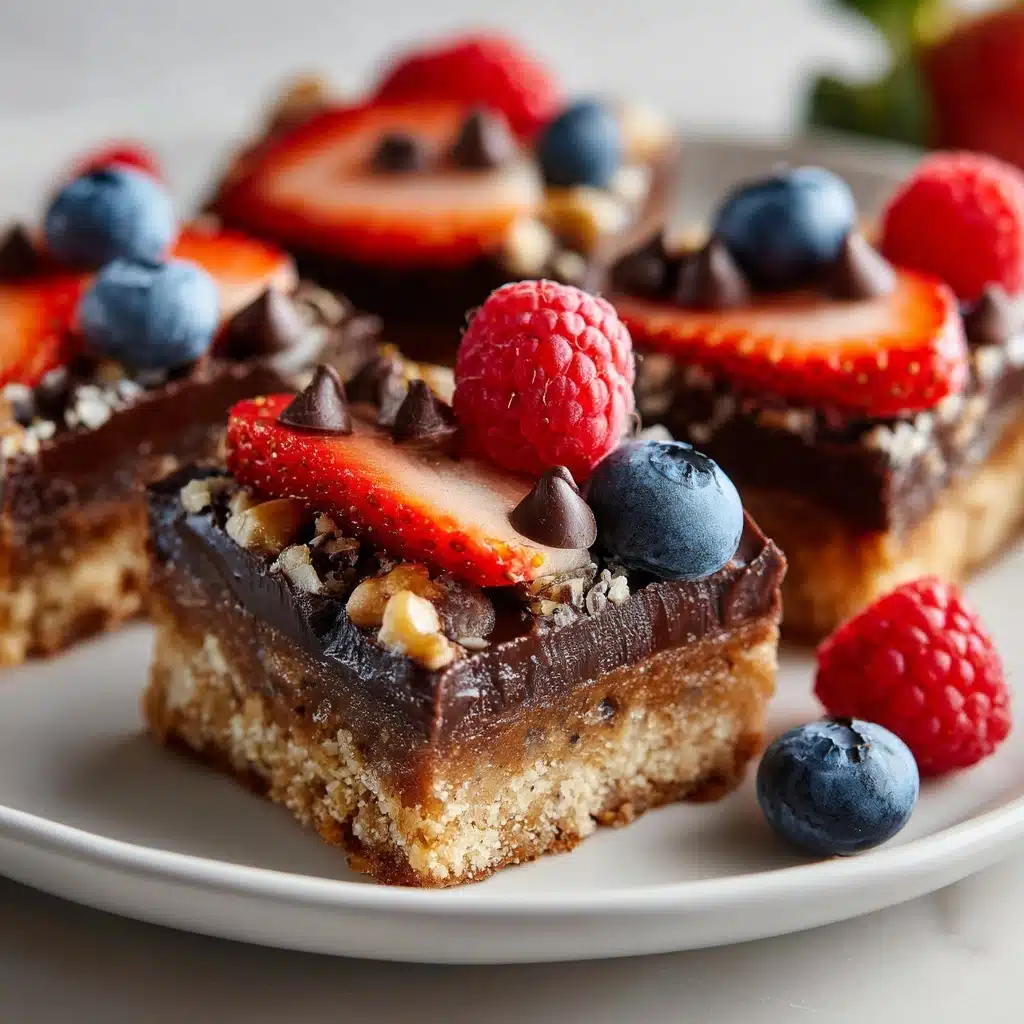 Chocolate Berry Bars Recipe - Recipe Image