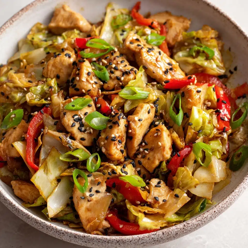Chicken Cabbage Stir Fry Recipe - Recipe Image