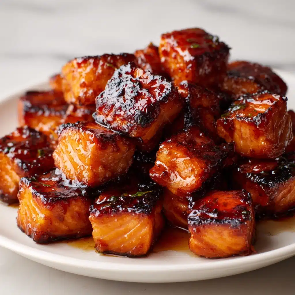 Hot Honey Salmon Bites Recipe - Recipe Image