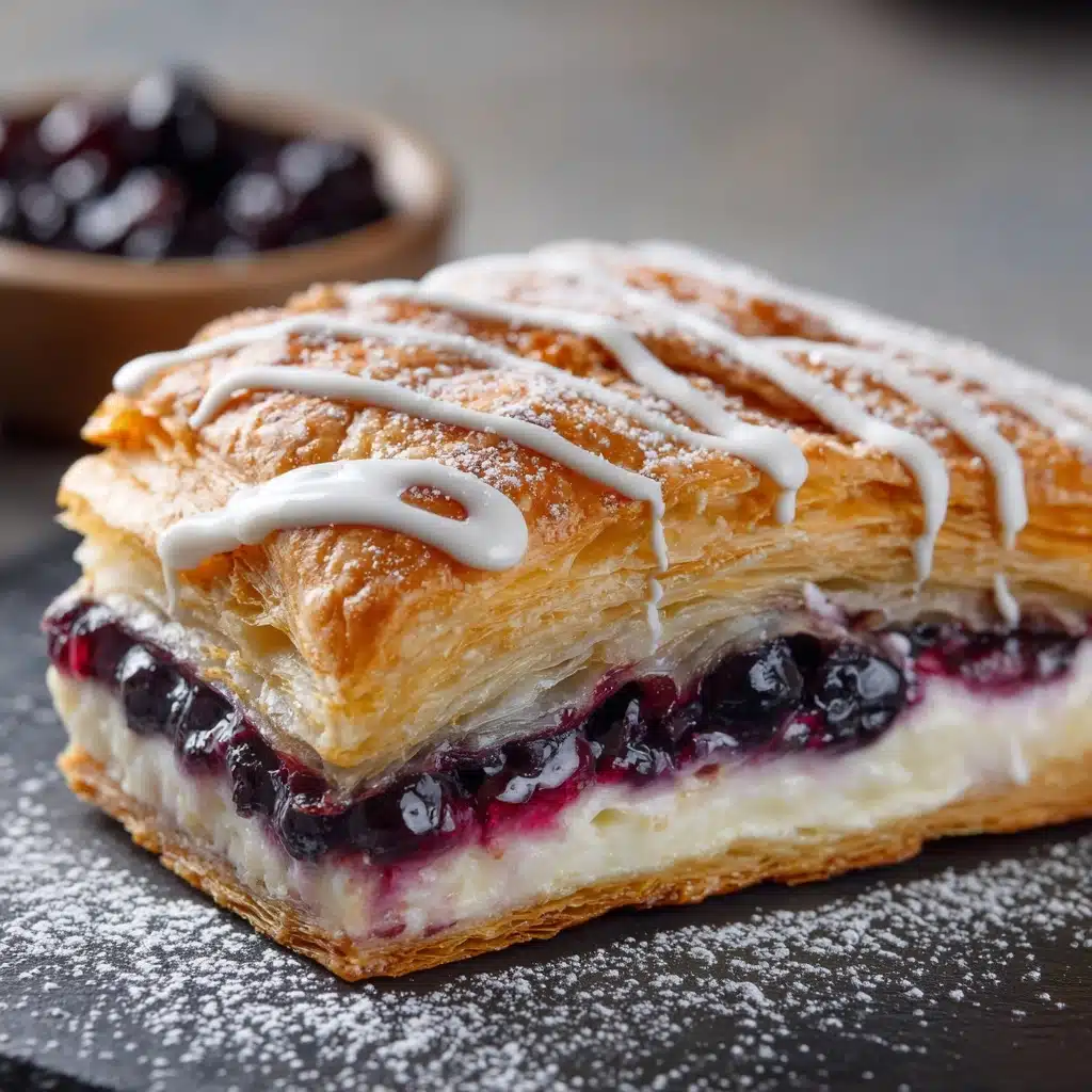 Lemon Blueberry Cheese Danish Recipe - Recipe Image