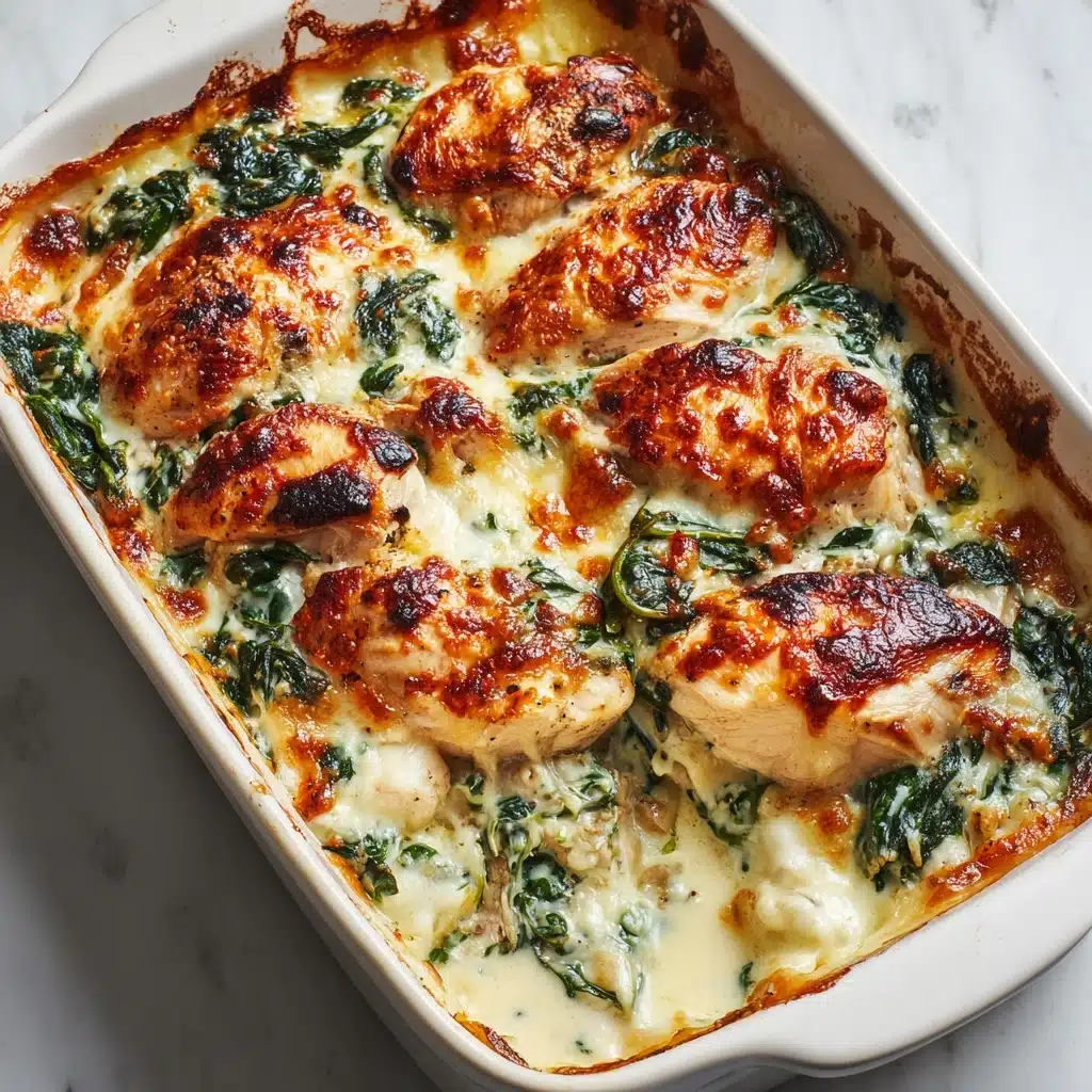 Chicken and Spinach Casserole with Cream Cheese Recipe