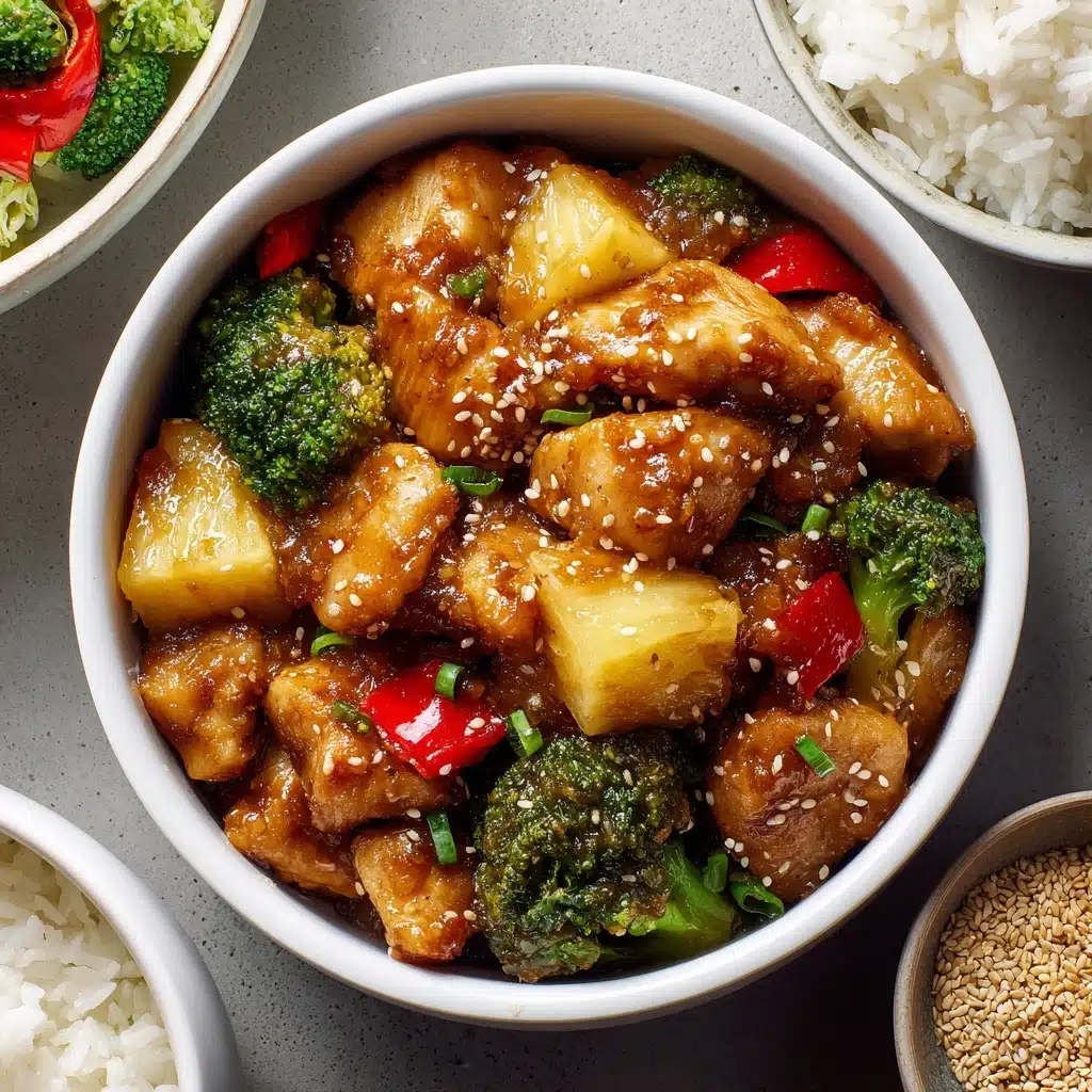 Healthy Pineapple Chicken Stir Fry Recipe - Recipe Image