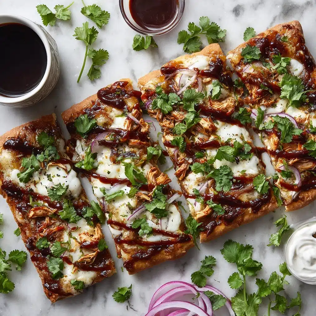 Grilled BBQ Chicken Pizza Recipe - Recipe Image