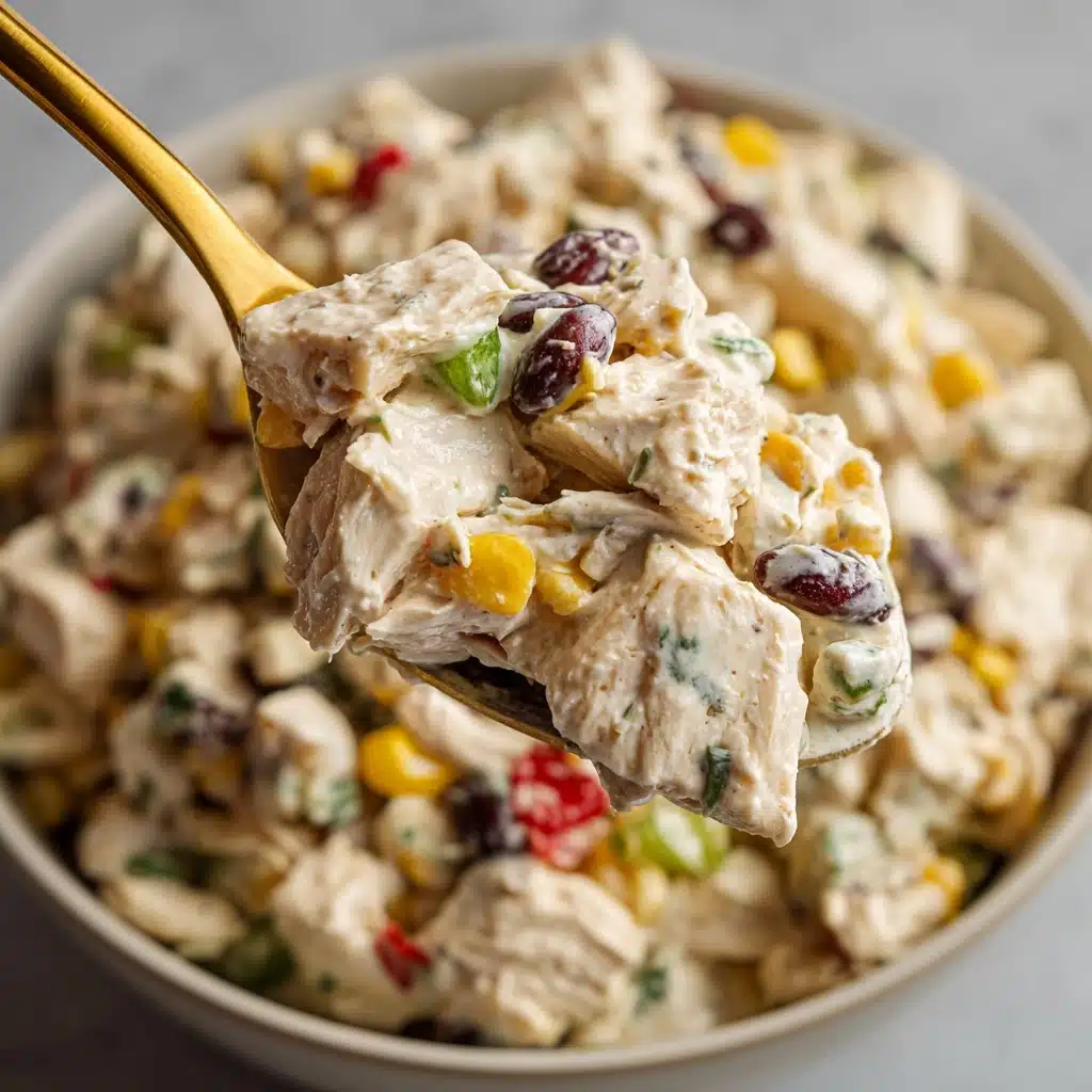 Creamy Southwest Chicken Salad Recipe - Recipe Image
