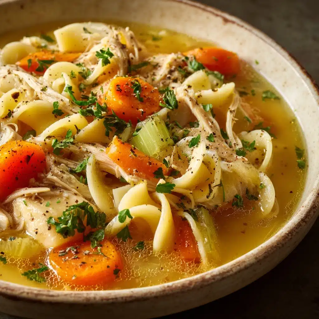 Fresh Herb Chicken Noodle Soup Recipe - Recipe Image
