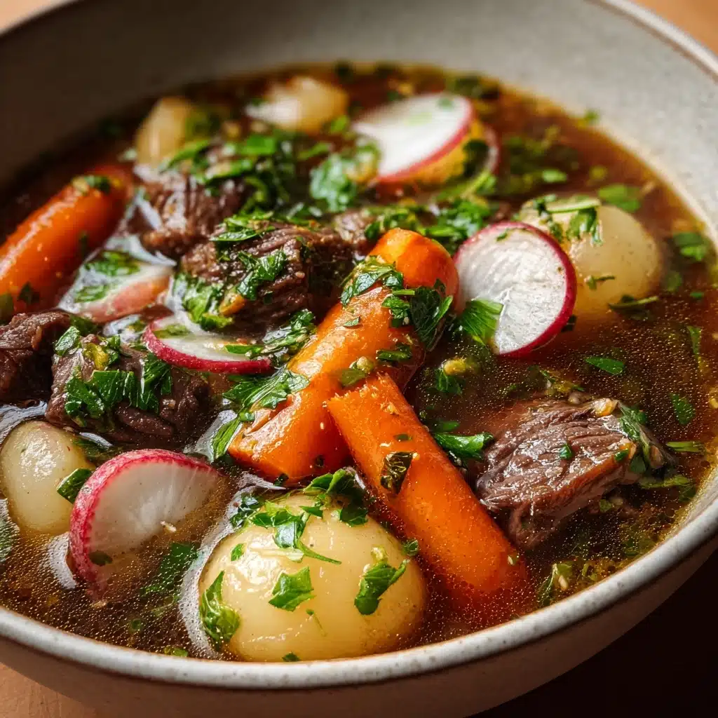 Beef Soup with Carrots and Radish Recipe - Recipe Image