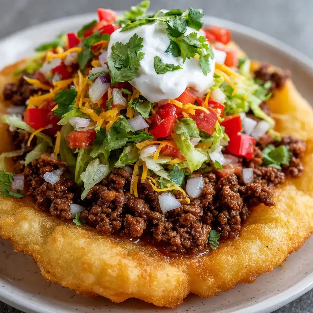 Indian Fry Bread Tacos Recipe - Recipe Image