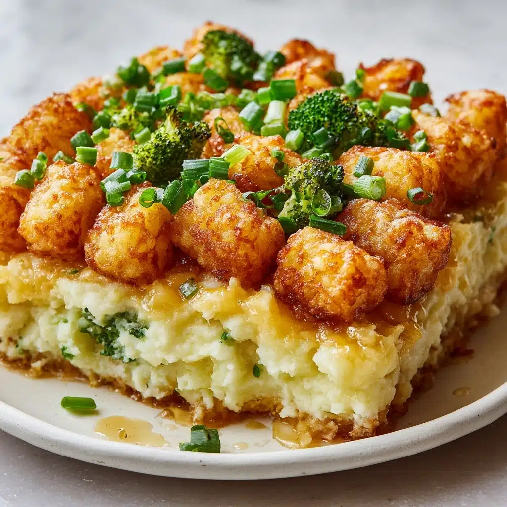 Keto Tater Tot Casserole (Low Carb) Recipe - Recipe Image