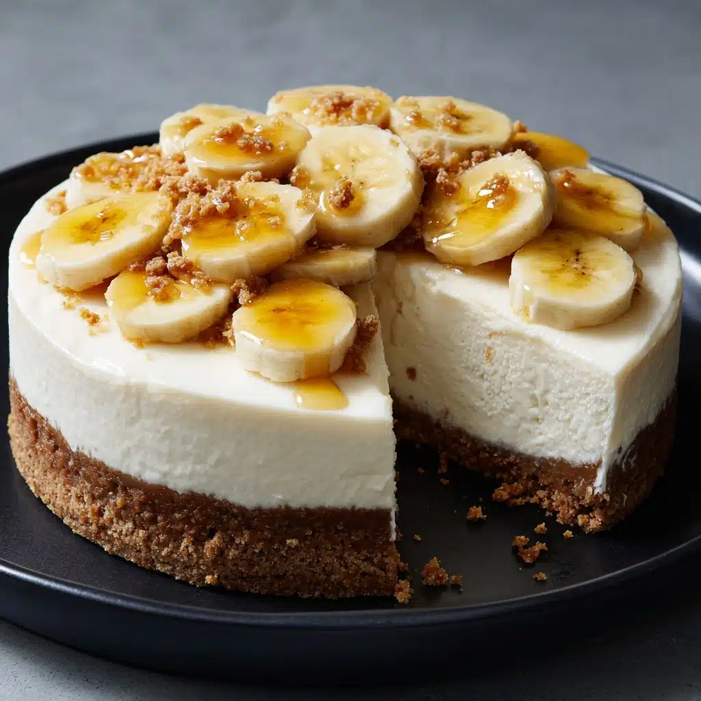 Banana Cheesecake with Banana Cream Pie Recipe - Recipe Image