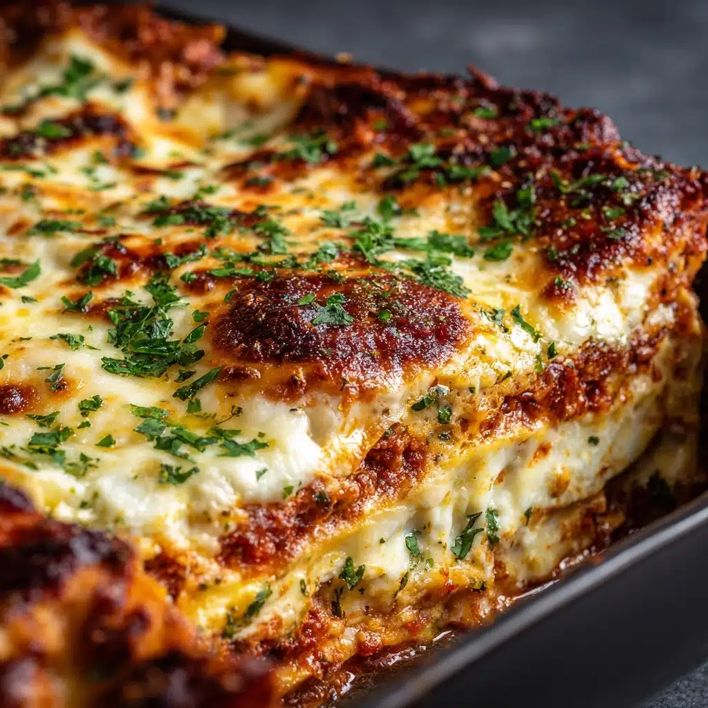 Cheesy Baked Eggplant Parmesan Recipe - Recipe Image