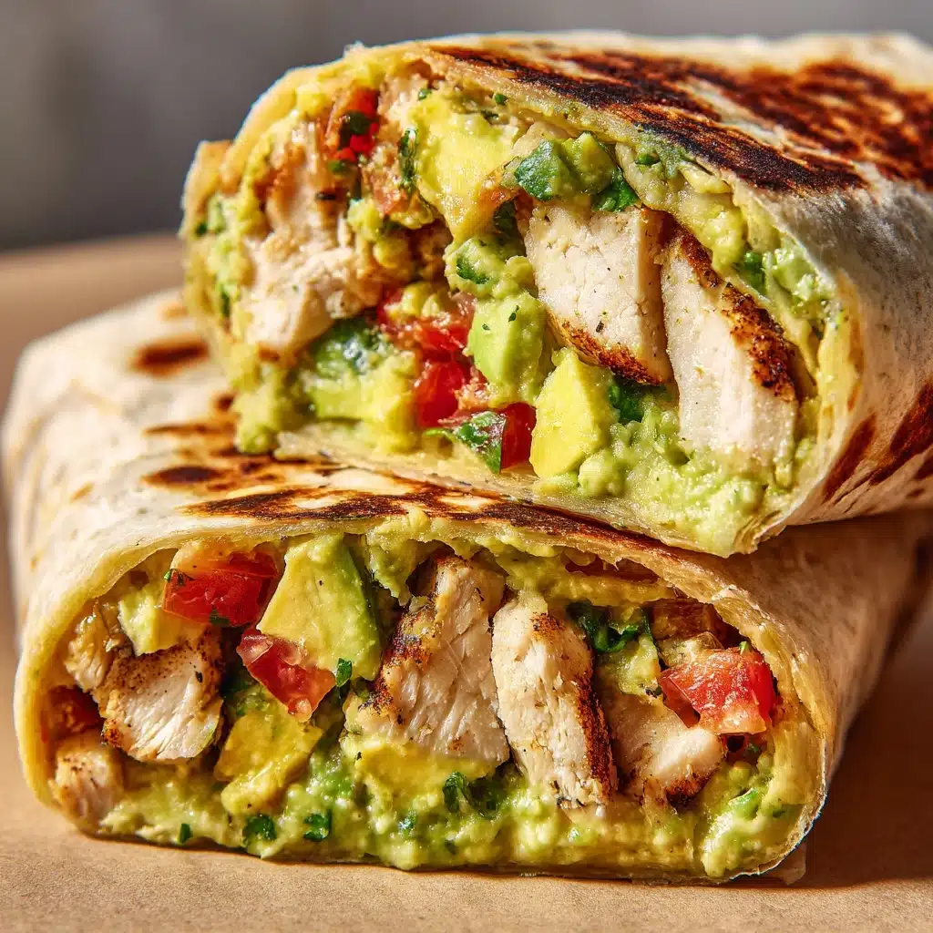 Chicken and Avocado Burritos Recipe - Recipe Image