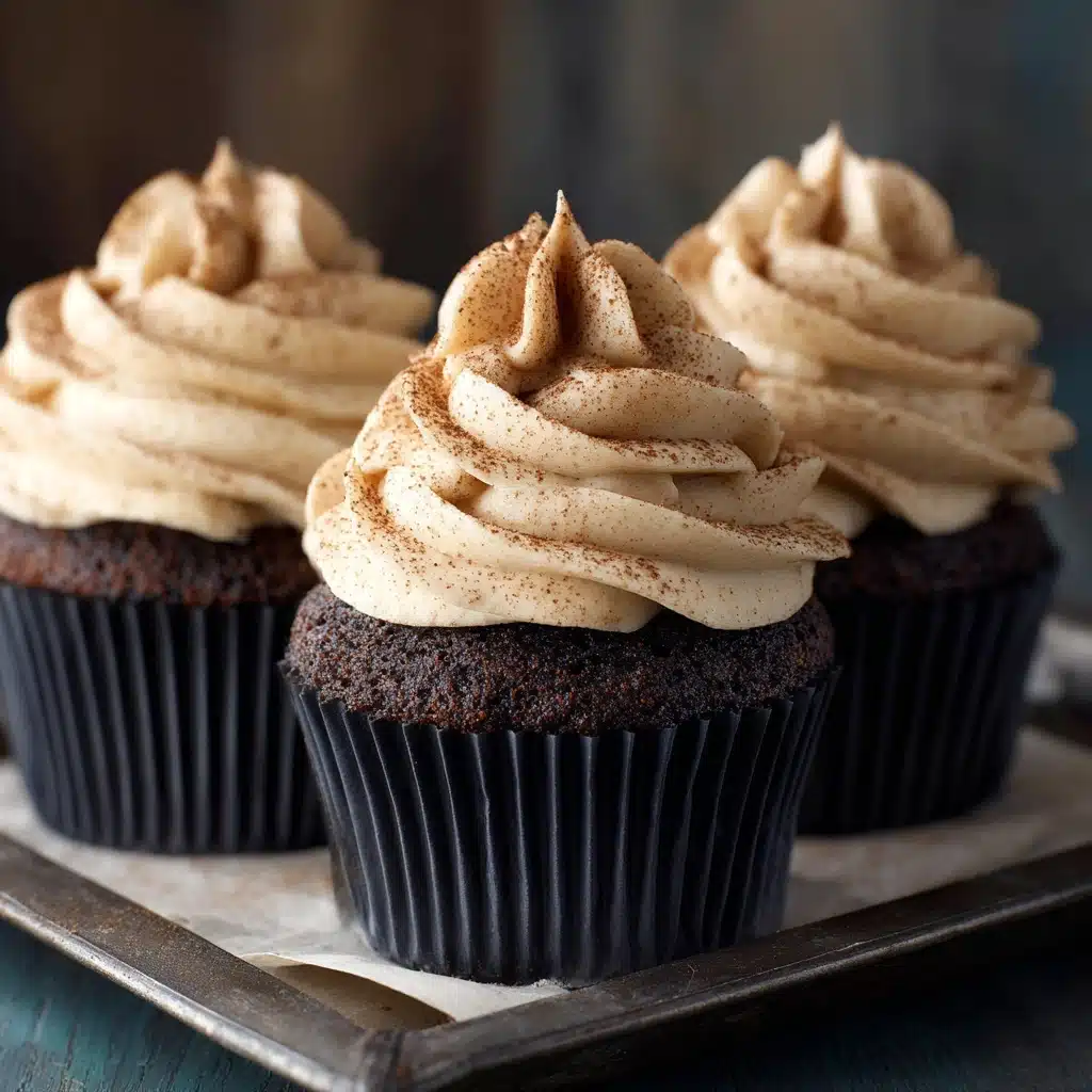 Chocolate Coffee Cream Cupcakes Recipe - Recipe Image