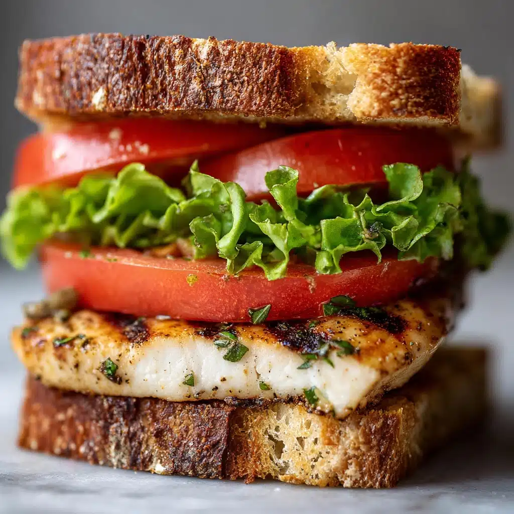 ettuce Tomato & Grilled Chicken Sandwich Recipe - Recipe Image