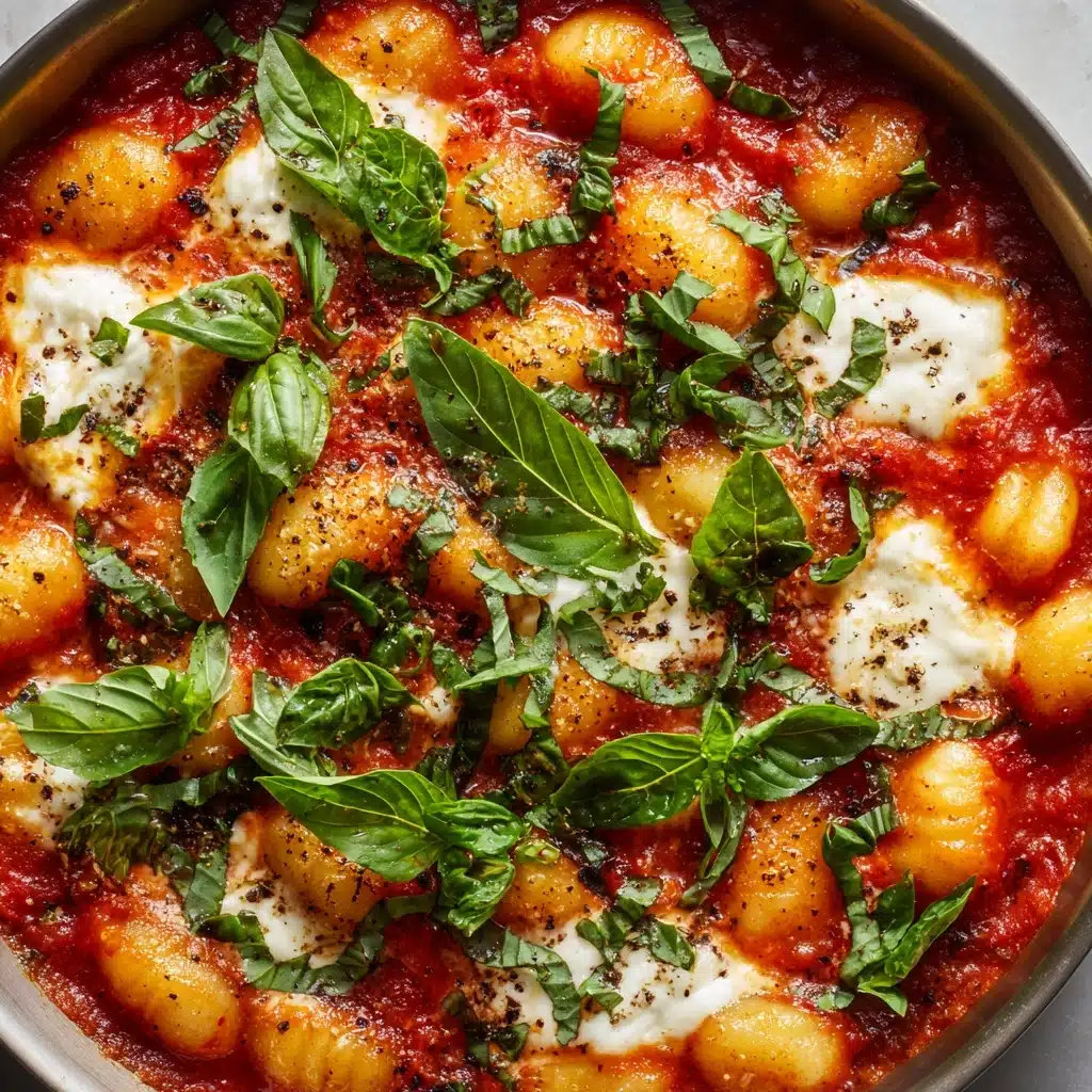One Pot Tomato Gnocchi with Spinach Recipe - Recipe Image
