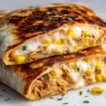 Cheesy Garlic Chicken Wraps Recipe