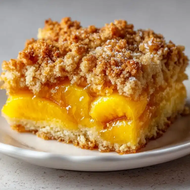 Easy Peach Dump Cake Recipe