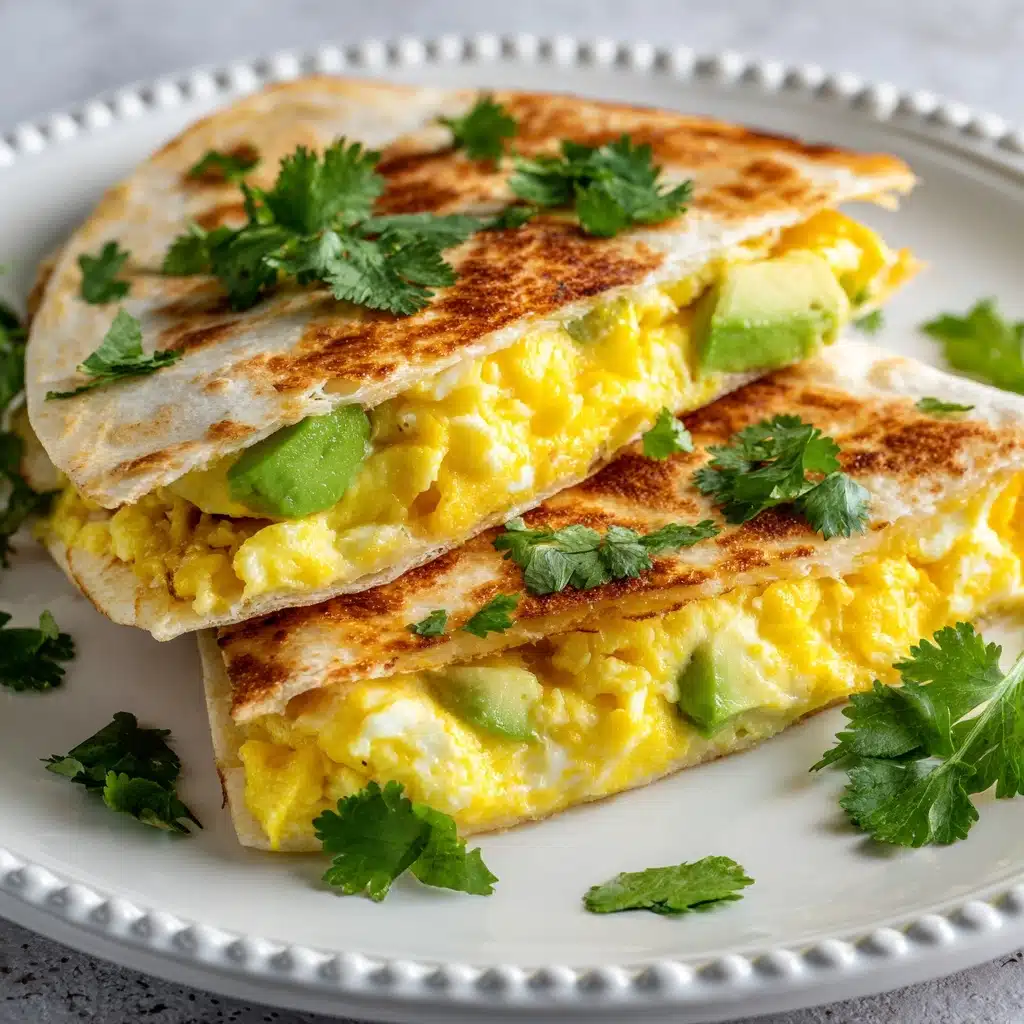 Egg & Avocado Breakfast Quesadilla Recipe - Recipe Image