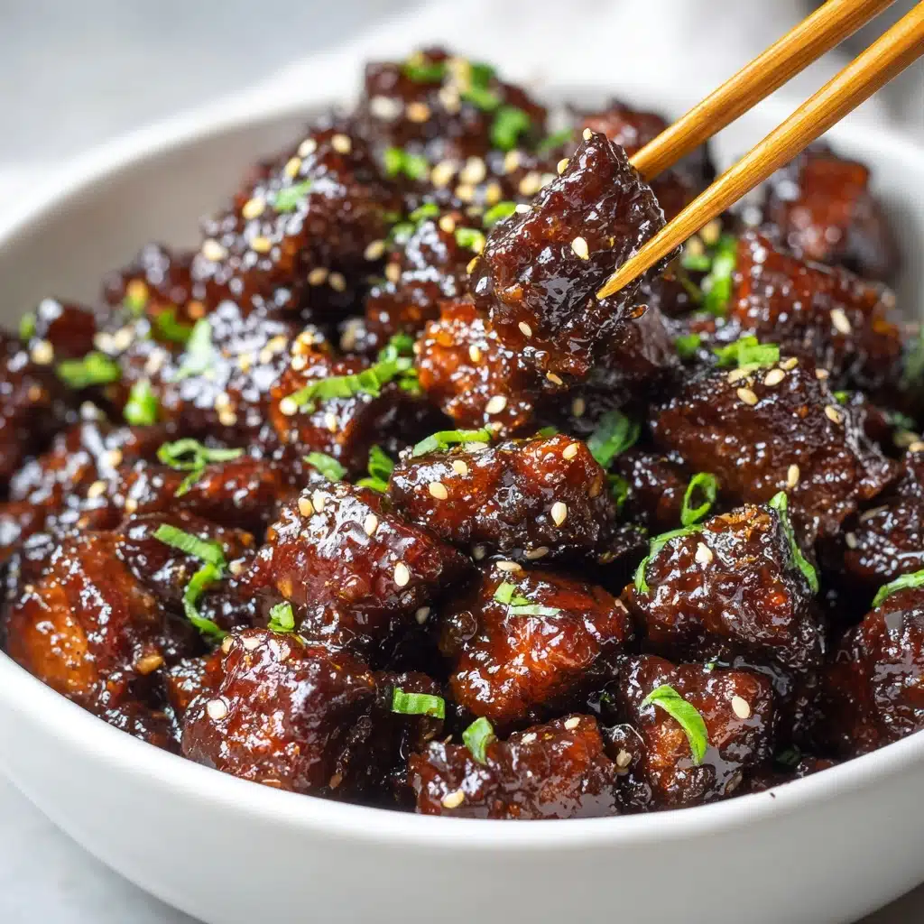 Honey Garlic Steak Bites Recipe - Recipe Image