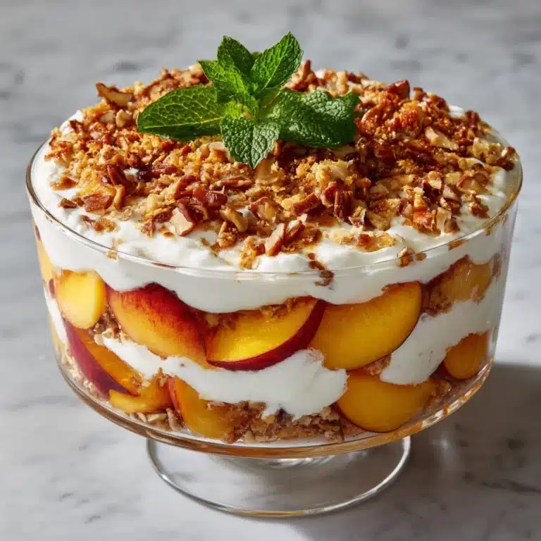 Peach Cobbler Cheesecake Fruit Salad Recipe