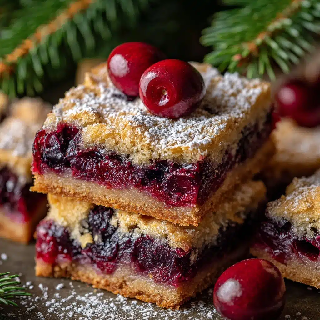 Christmas Cherry Bars Recipe - Recipe Image