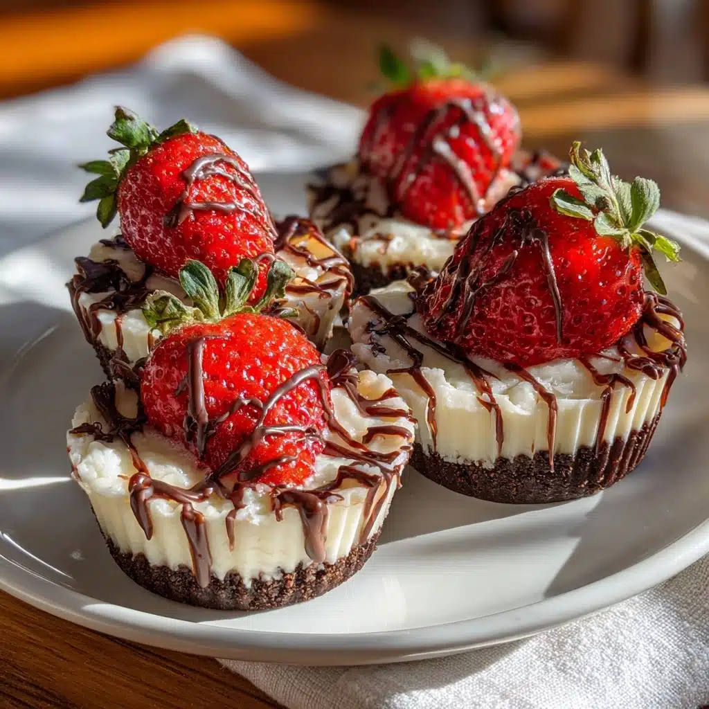 Chocolate Covered Cheesecake Strawberries Recipe