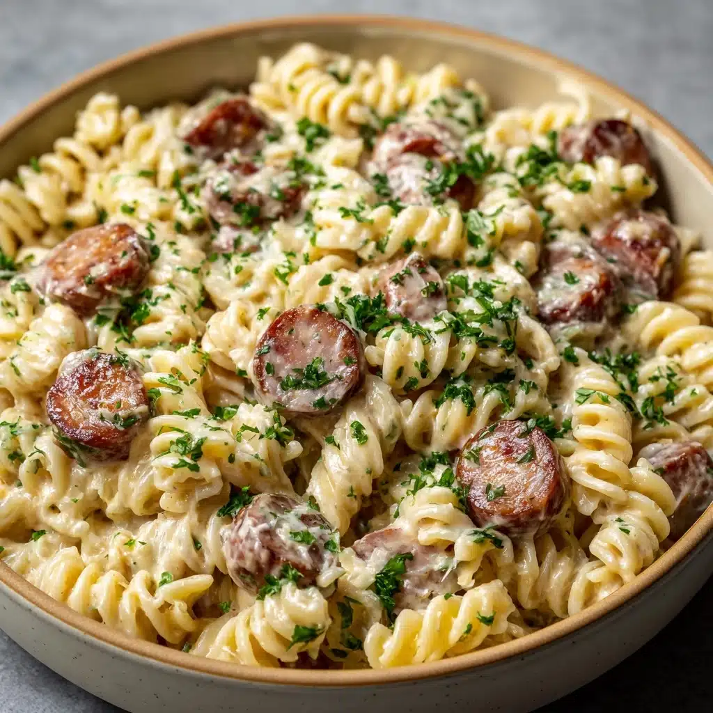 Creamy Smoked Sausage Pasta Recipe - Recipe Image