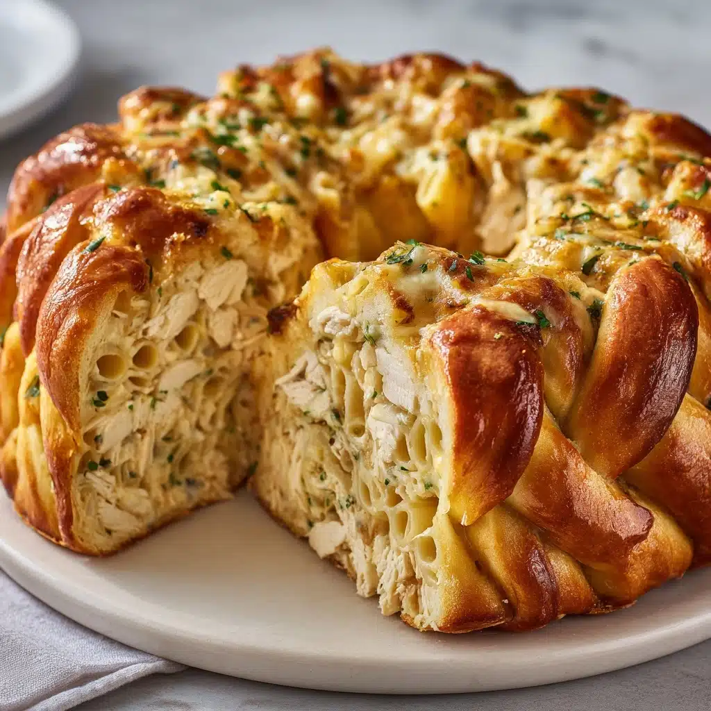 Chicken Alfredo Monkey Bread Recipe - Recipe Image