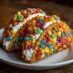 Fruity Pebbles Cheesecake Tacos Recipe