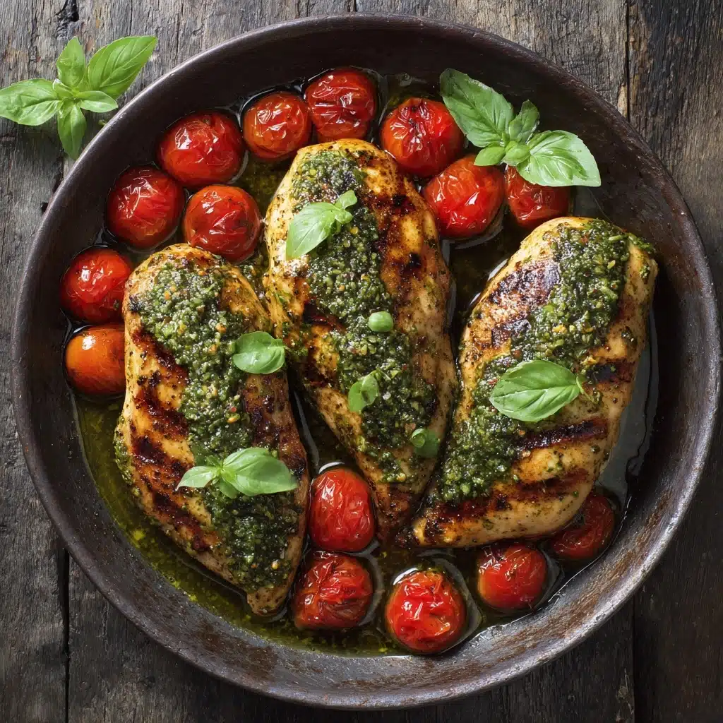 Easy Pesto Chicken Recipe - Recipe Image
