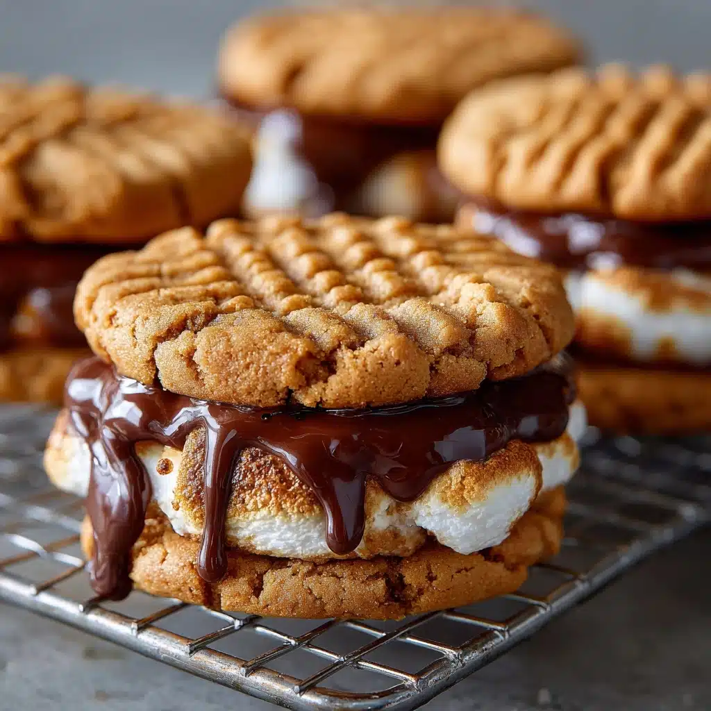 Peanut Butter S’mores Sandwich Cookies Recipe - Recipe Image
