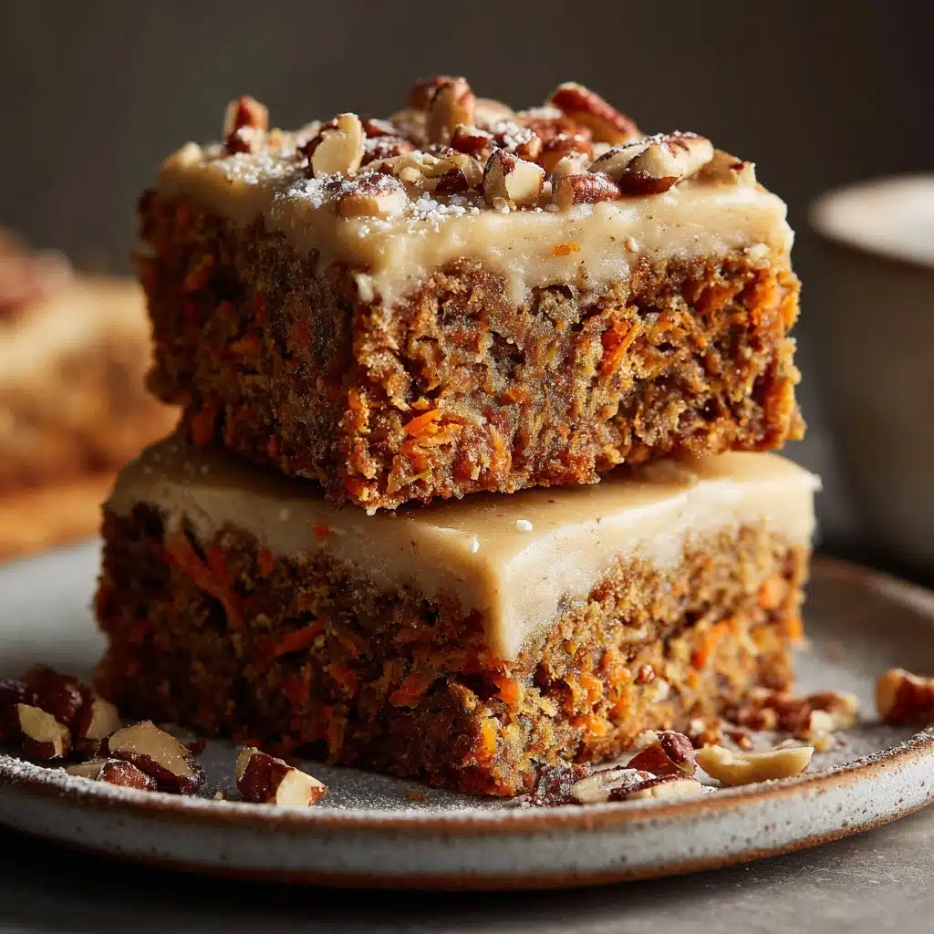 Vegan Carrot Cake Bars Recipe - Recipe Image