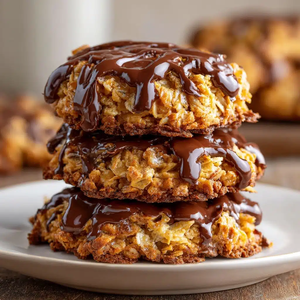 Chocolate Peanut Butter Cornflake Cookies Recipe - Recipe Image