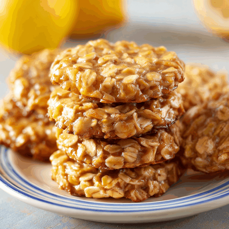 Lemon Oatmeal No-Bake Cookies Recipe